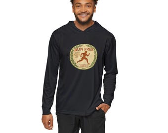 Men's Run Free Hoodie - Motivational Active Sportswear