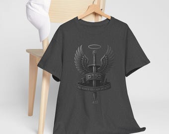 Double Edged Sword Graphic Tee – Unisex Heavy Cotton, Casual Wear