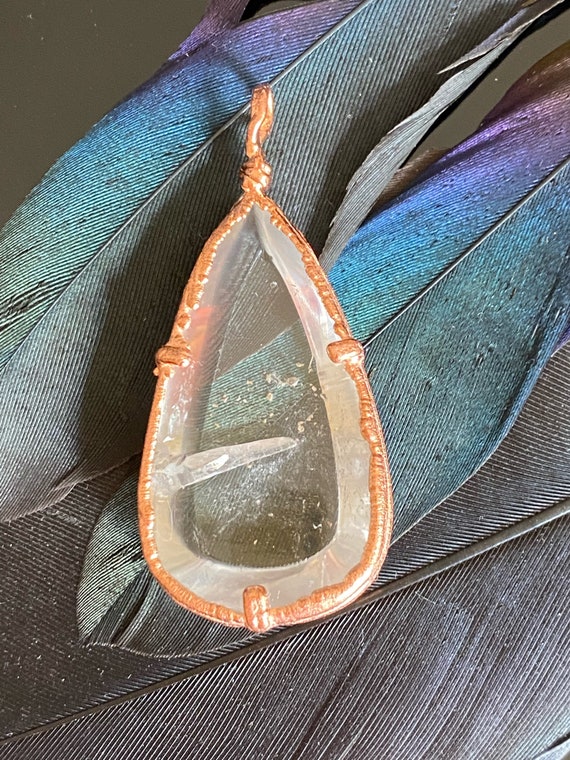 Phantom Quartz // Copper // Pendant // Crystal // Free Shipping