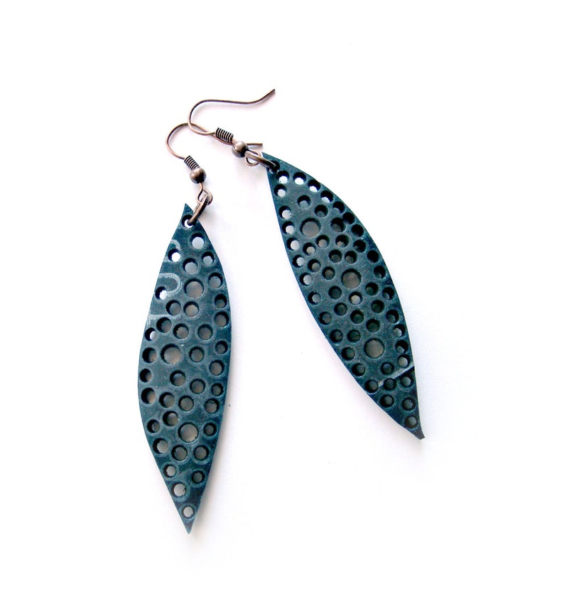 Upcycled Inner Tube Earrings Recycled Bike Inner Tubes Eco Etsy Canada