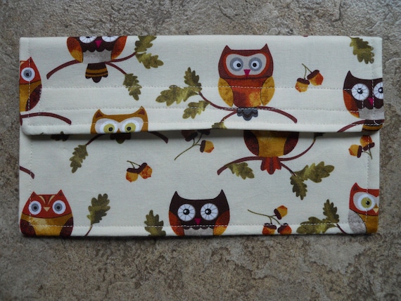 Makeup-Coupon-Envelope System Pouches-Owls