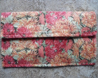 Mums and Sunshine Floral Coupon Holder/Organizer/Wallet