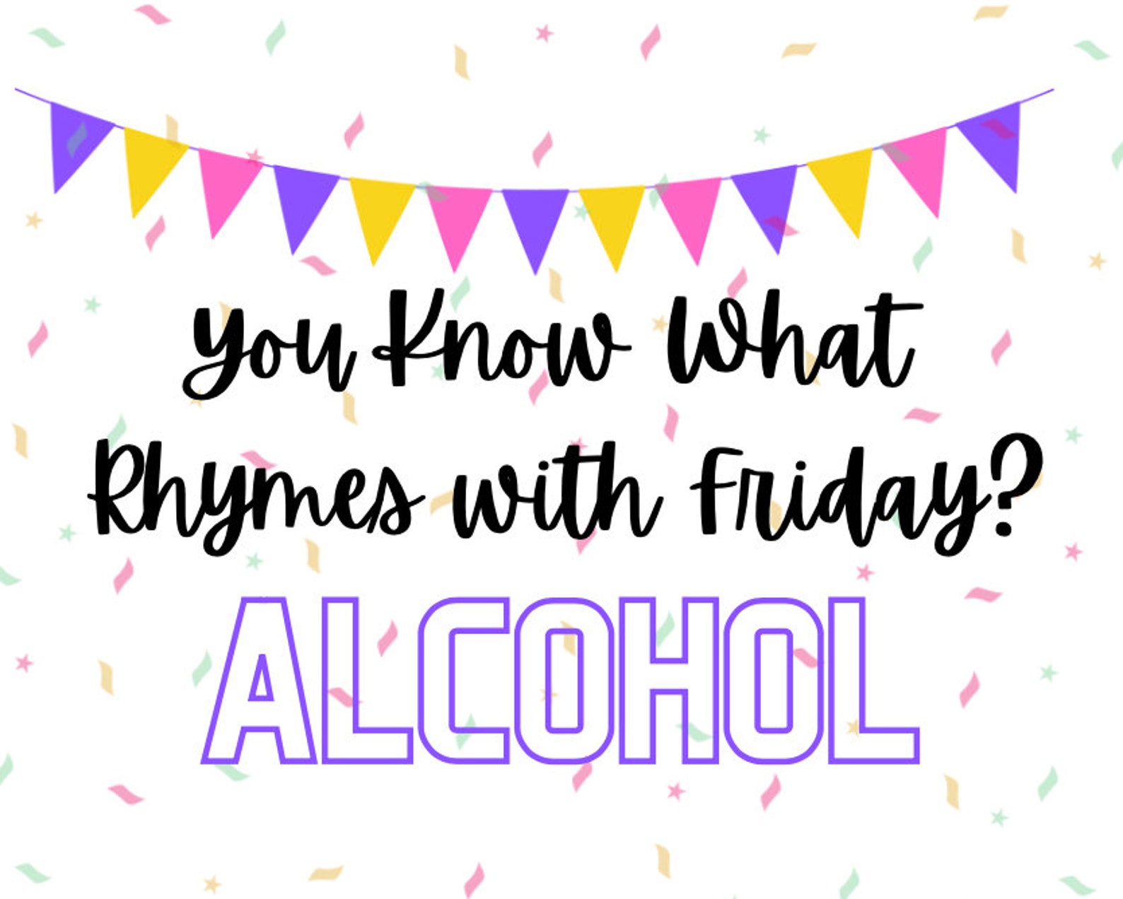 Rhymes With Friday Svg Pdf Png Jpeg Digital Download Etsy