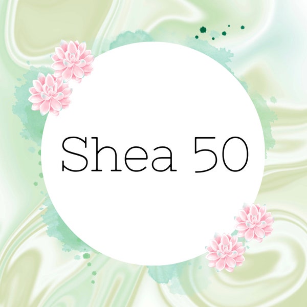 Clearance! 50% off  Shea 50, Moisturizer, Bathbomb Additive, Soap Process Additive, Bath Salts, Sugar Scrubs, Fizzier, Shampoo *Ships in 24