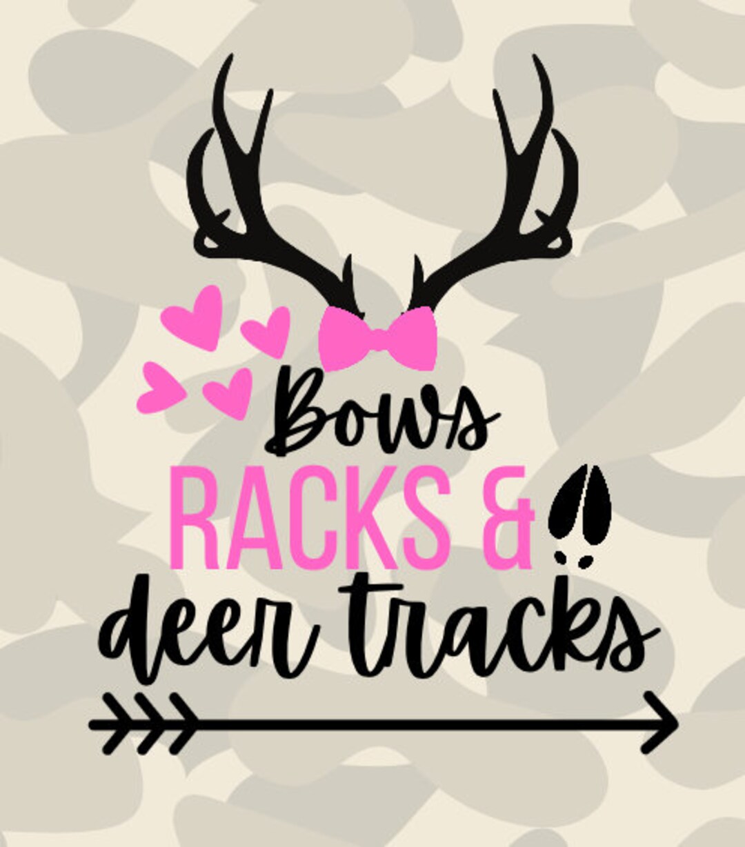 Buy Bows Racks & Deer Tracks It's a Girl Baby Shower Online in India Etsy