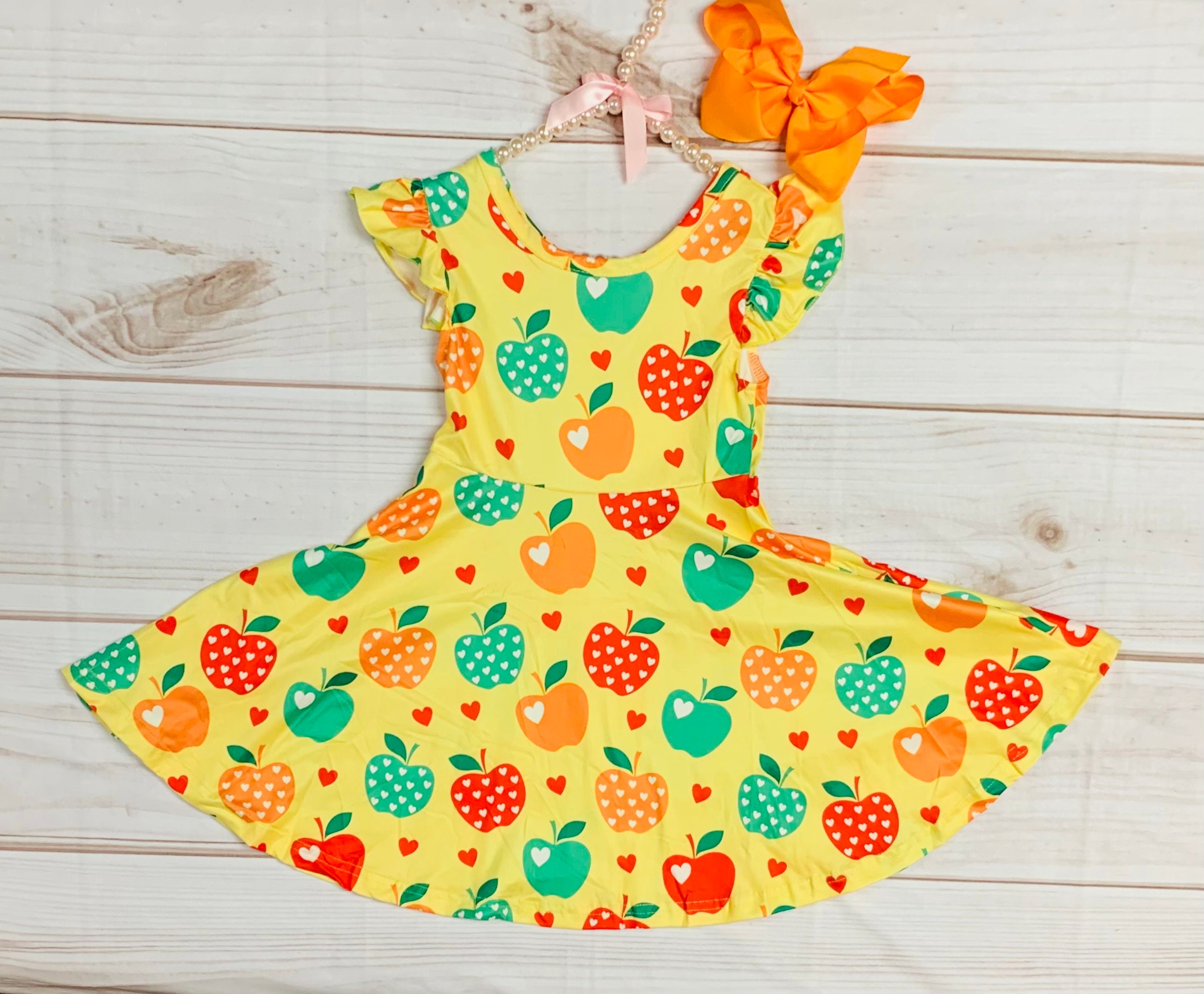 open lace back dress Girls Hermione Dress | Gold Apples