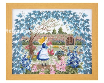Olympus Cross Stitch Kit: Secret Garden, by Onoe Megumi