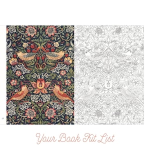 William Morris Postcard Coloring Book – Japanese Art & Crafts Designs image 14