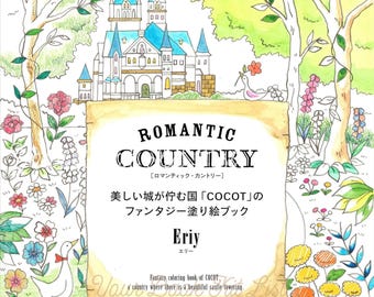 Romantisch landkleurboek – Japanse editie door Eriy