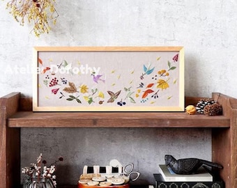 Japanese Embroidery Kit : Olympus- The Light of Autumn, by Macabe Alice