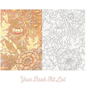 William Morris Postcard Coloring Book – Japanese Art & Crafts Designs image 16