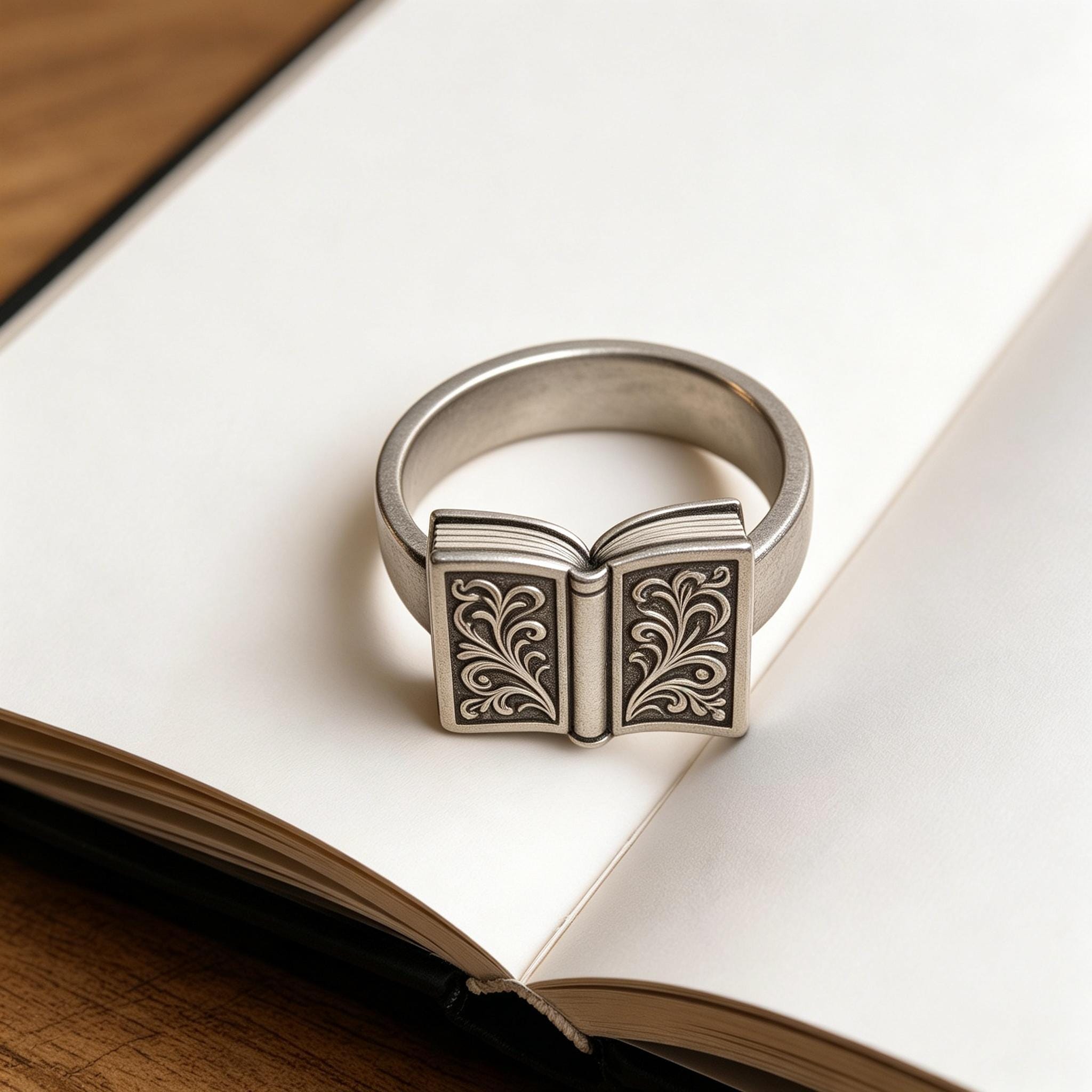 Ring リング ジュエリー 歴史 洋書 英語版 Book ring - Etsy 日本