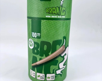Rożki BRANG King Size: 100 naturalnych, wstępnie zwiniętych rolek papieru