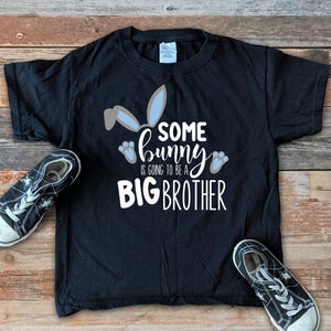 Camiseta de Pascua para el Hermano Mayor: Anuncio de embarazo de Somebunny
