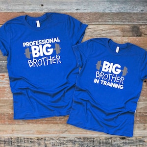Professional Big Brother Shirt, Big Brother In Training Shirt, Gift for Big Brother to be, Pregnancy Announcement Shirts for Kids
