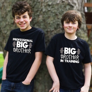 Big Brother In Training Shirt, Professional Big Brother Shirt, Gift for Big Brother to be, Pregnancy Announcement Shirts for Kids