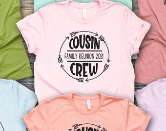 Cousin Crew Shirts: Matching Family Reunion Tees