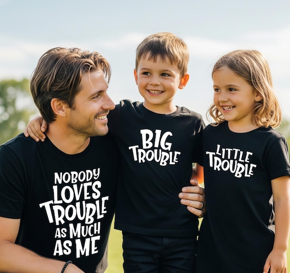 Camisetas divertidas para padre, hija e hijo, camisetas familiares