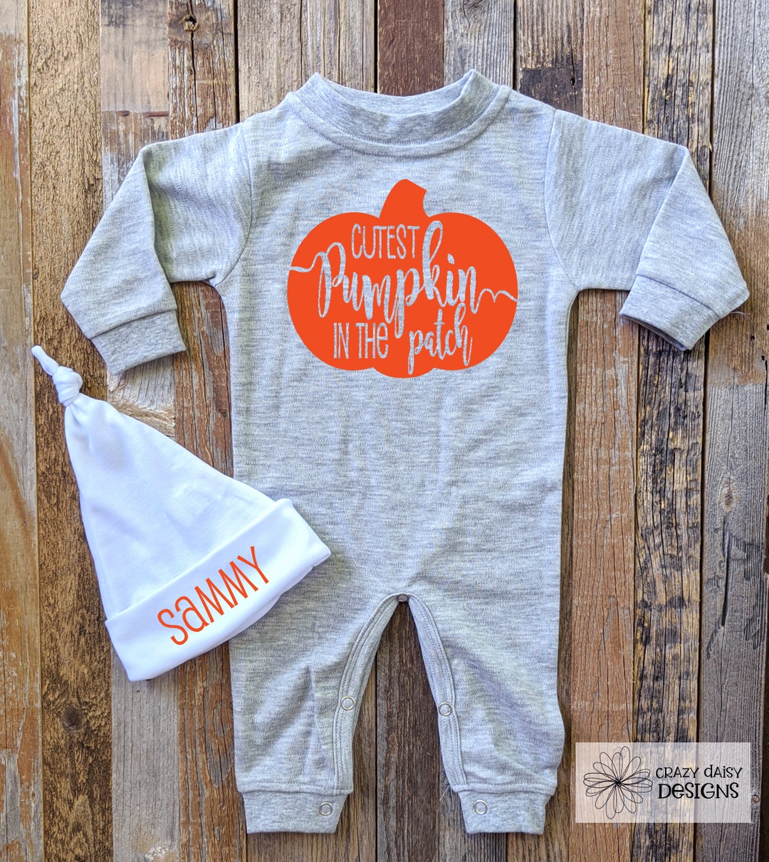 Cutest Pumpkin in the Patch, Halloween Baby Outfit, Fall Baby Clothes ...