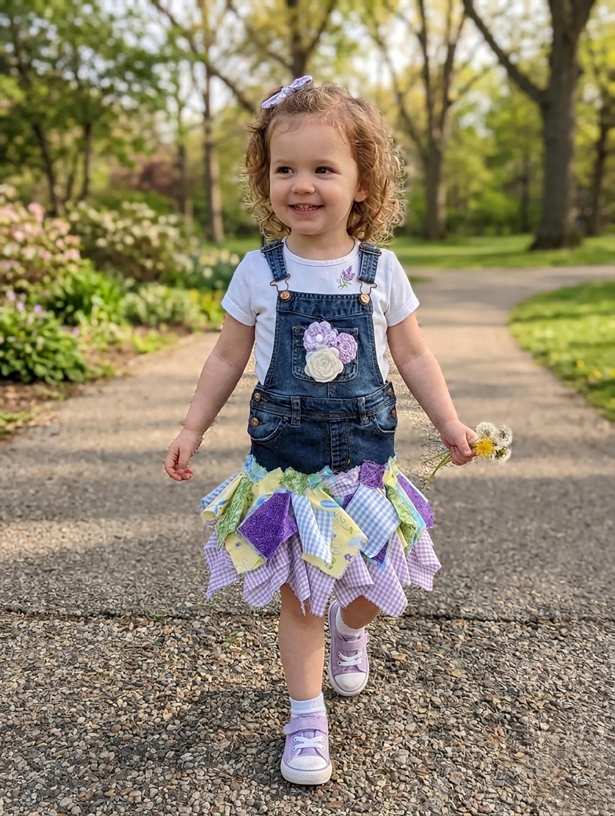 white christmas dresses Mia Belle Girls Denim Tulle Tutu Dress