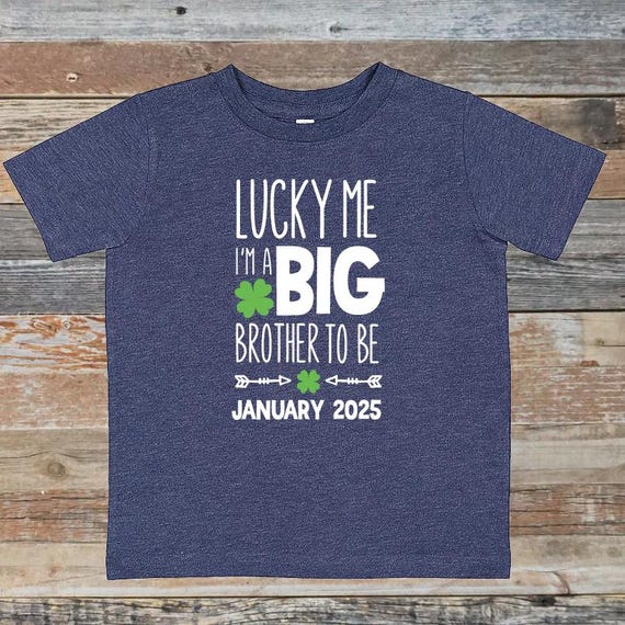 Big Brother St Patricks Day Pregnancy Announcement Shirt Big Brother St Patricks Day Pregnancy Announcement Shirt