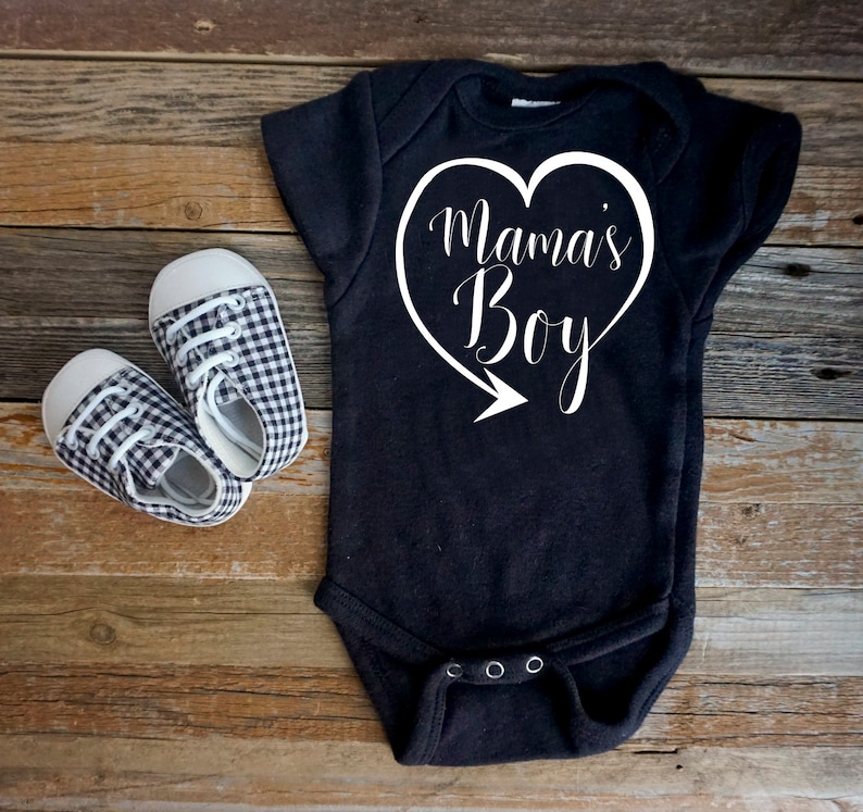 Mama's Boy Onesie Mama's Boy Bodysuit Best Mom Etsy