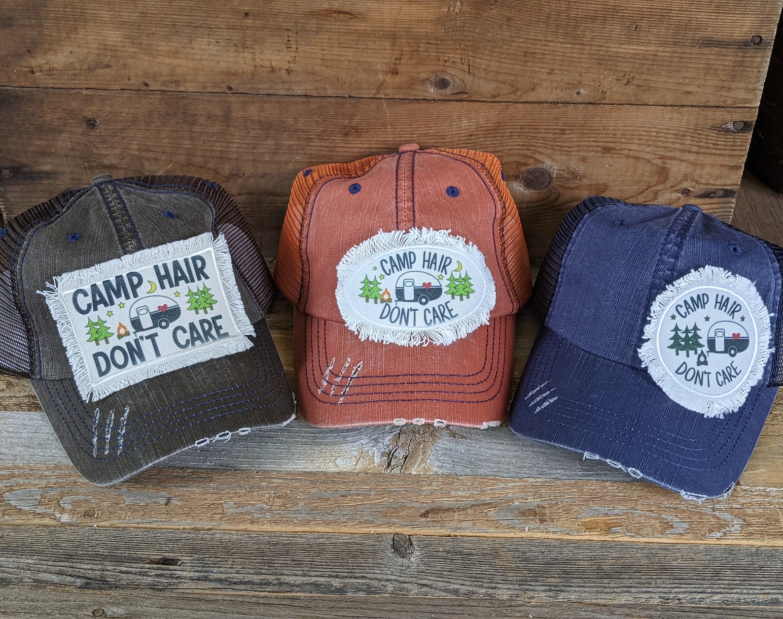 Camp Hair Don't Care Hat Camping Hair Don't Care - Etsy