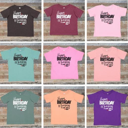 T-shirt Personalizzata Per Bambini – Regalo Per Mamma, Fatta A Mano, Stampe Uniche