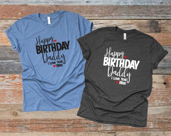 Camisa de papa feliz cumpleanos regalo de cumpleanos para papa camisa personalizada para celebrar a papa camisa de feliz cumpleanos camisa te amo camisa personalizada Etsy Mexico