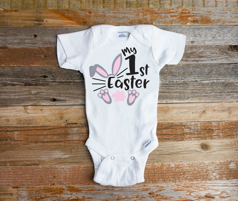 My 1st Easter Onesie First Easter Babys First Easter Our - Etsy