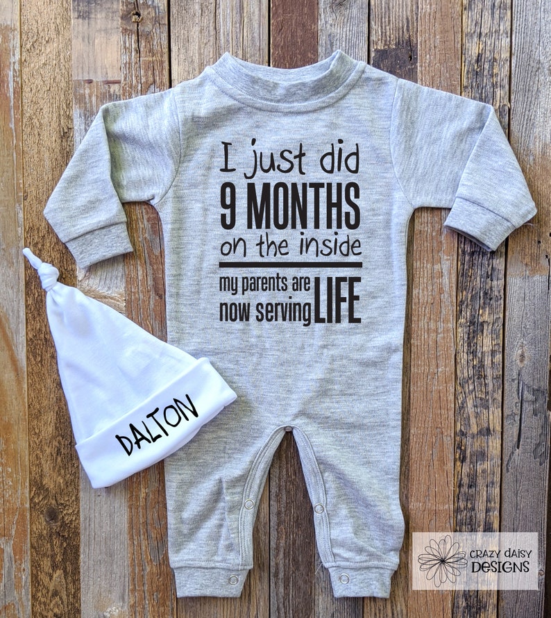 I Just Did Long Beach Mall 9 Months In stock On Baby Inside Personaliz the Funny Romper