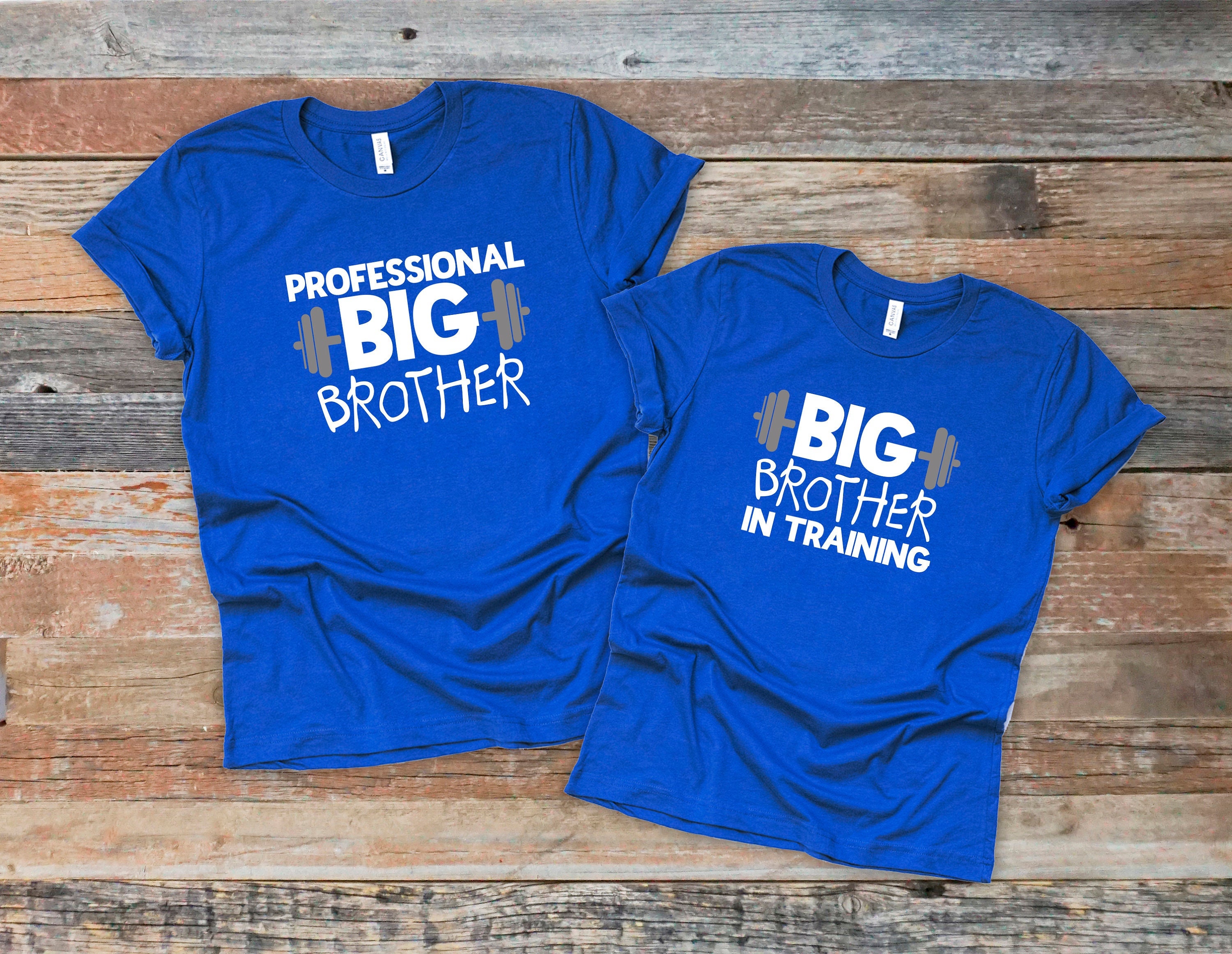 Professionelles Big Brother Shirt, großer Bruder im Training Shirt, Geschenk für Big Brother, Schwangerschaftsankündigungshemden für Kinder
