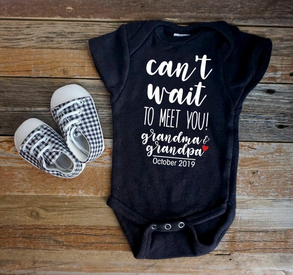 Grandma and grandpa onesie 2025