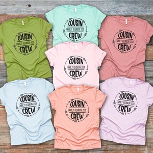 Cousin Crew Shirts: Matching Family Reunion Tees