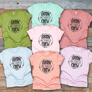 Family Party Shirts, Cousin Crew Shirts for Kids, Camping Shirts, Family Vacation Shirts, Matching Family Shirts, Gift For Cousin