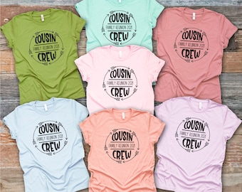 Family Party Shirts, Cousin Crew Shirts for Kids, Camping Shirts, Family Vacation Shirts, Matching Family Shirts, Gift For Cousin