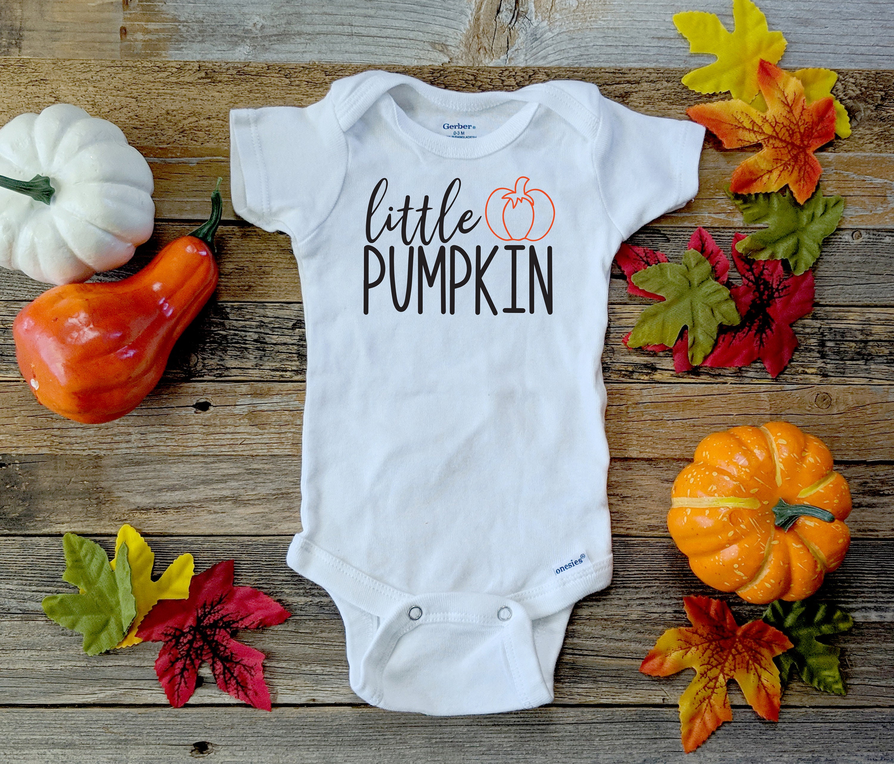 Little Pumpkin Onesie Fall Onesie My First Halloween Onesie Etsy