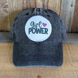 Girl Power Trucker Cap: Children&#39;s Baseball Hat with Patch