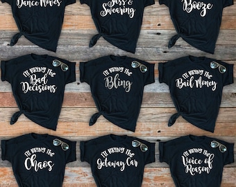 Birthday Party Shirts: Custom "I'll Bring the" Funny Mom Group Matching Tees for Girls Trip Vacation