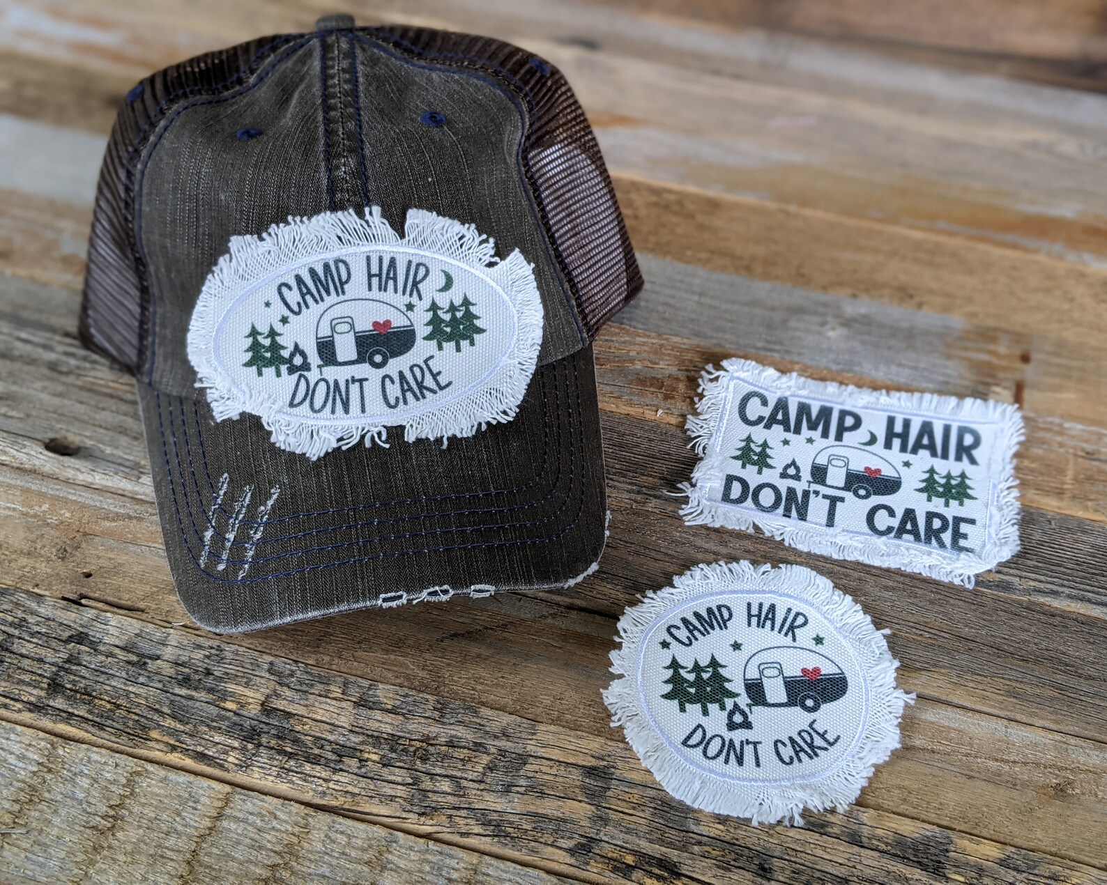 Camp Hair Don't Care Hat Camping Hair Don't Care - Etsy