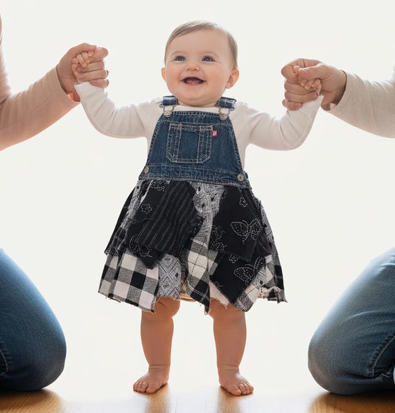 denim infant dress Light Denim Pearl Snap Dress (Infant-Adult) 14/16