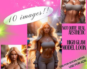 Model Image Pack AI Blonde Barbie Look