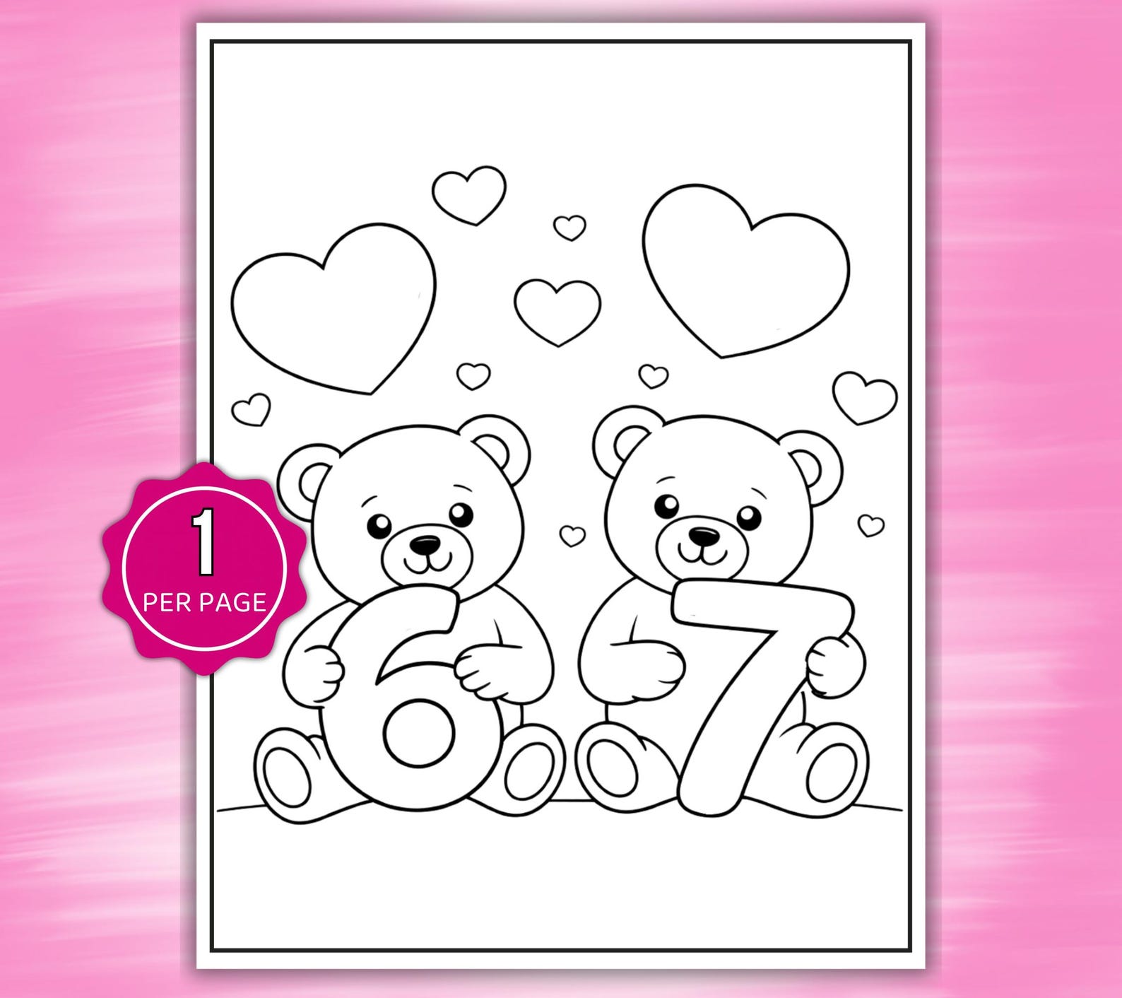 6 7 Valentines Coloring Pages, Printable Valentines Coloring Pages, Six