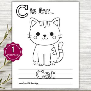 ABC Coloring Book Baby Shower Game, ABC Book Baby Shower Activity, ABC Baby Shower Coloring Book, Baby Shower Game Bundle, Baby Activities