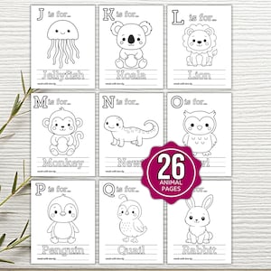 ABC Coloring Book Baby Shower Game, ABC Book Baby Shower Activity, ABC Baby Shower Coloring Book, Baby Shower Game Bundle, Baby Activities