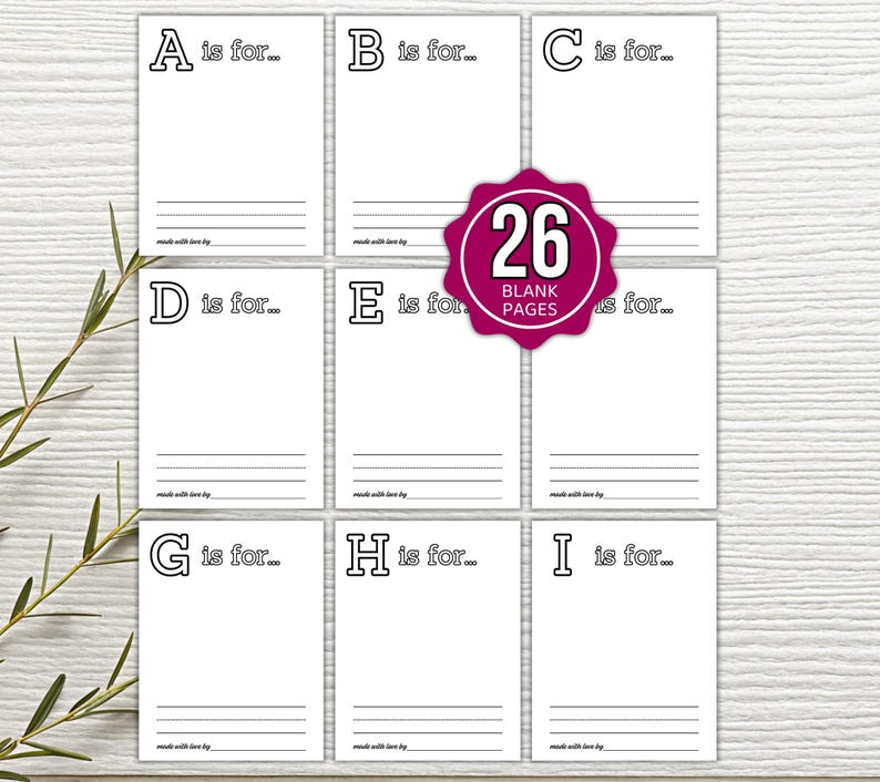 ABC Coloring Book Baby Shower Game, ABC Book Baby Shower Activity, ABC Baby Shower Coloring Book, Baby Shower Game Bundle, Baby Activities