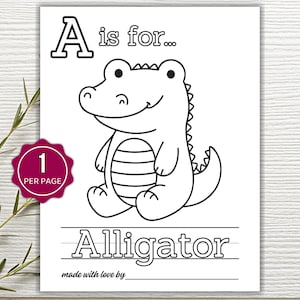 ABC Coloring Book Baby Shower Game, ABC Book Baby Shower Activity, ABC Baby Shower Coloring Book, Baby Shower Game Bundle, Baby Activities