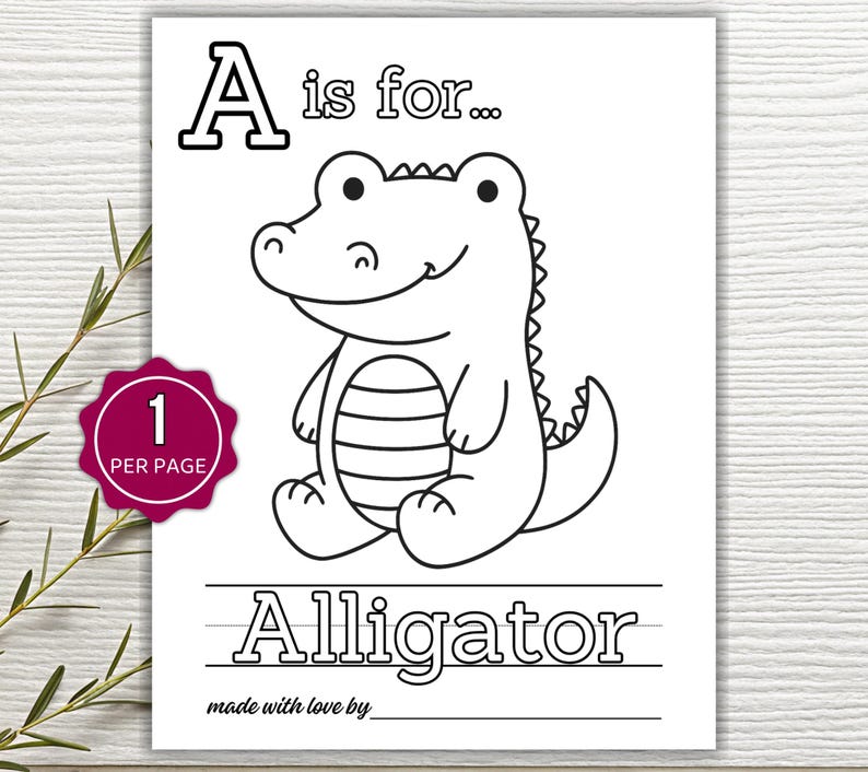ABC Coloring Book Baby Shower Game, ABC Book Baby Shower Activity, ABC Baby Shower Coloring Book, Baby Shower Game Bundle, Baby Activities