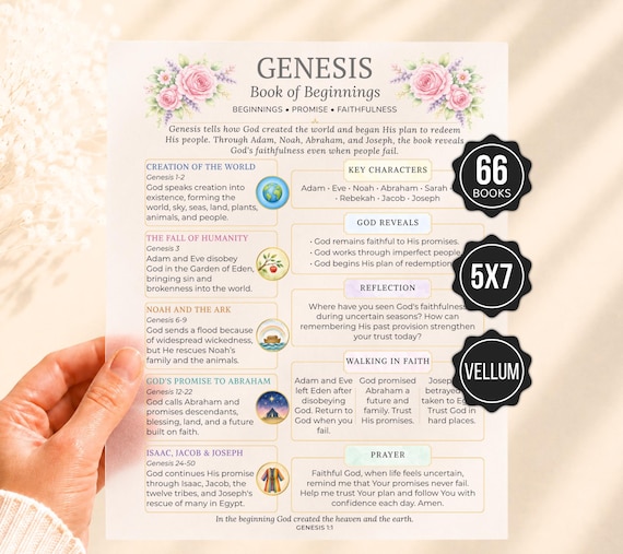 Vellum Bible Inserts, Womens Bible Study Guide, Bible Tip Ins, Printable Bible Study Insert, Books of the Bible Overview, 66 Bible Summaries