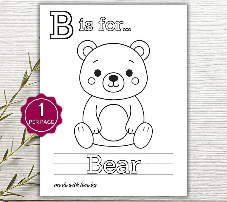 ABC Coloring Book Baby Shower Game, ABC Book Baby Shower Activity, ABC Baby Shower Coloring Book, Baby Shower Game Bundle, Baby Activities